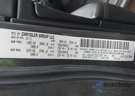 2012 Jeep Grand Cherokee Laredo z USA, uszkodzony, nr VIN 1C4RJFAT1CC211677